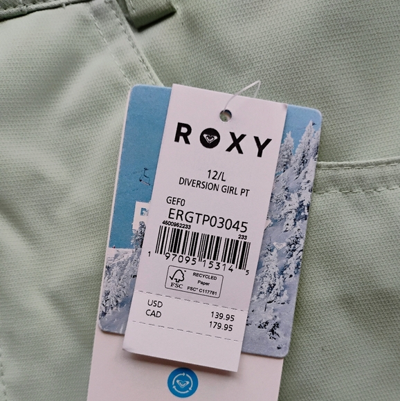 ROXY NEW Diversion Technical Snow Pants - Picture 9 of 9